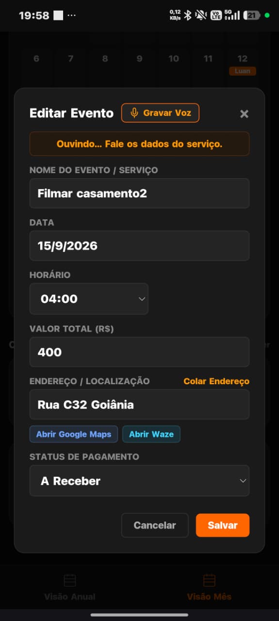 Cadastro por Voz